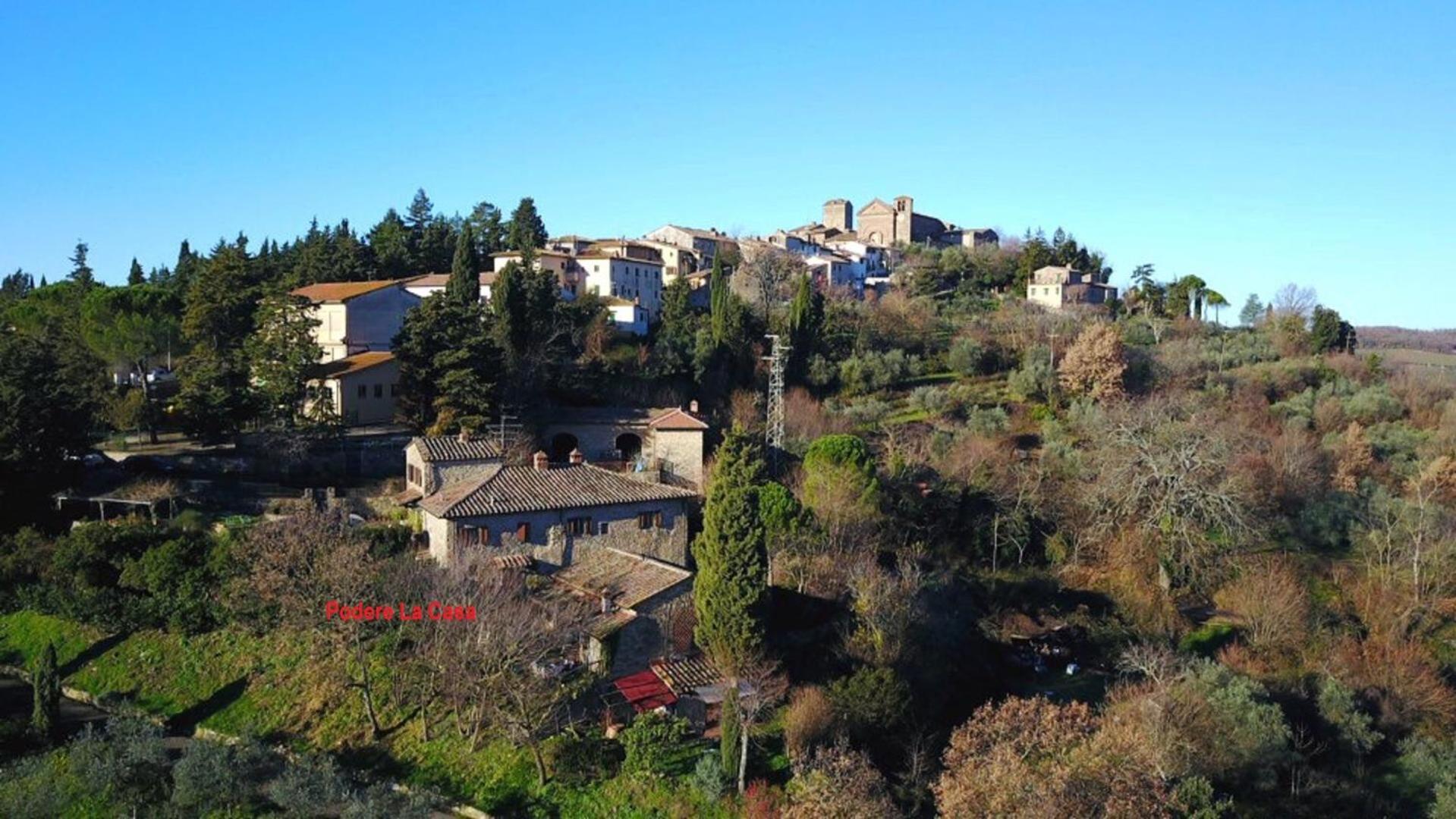 Апартаменти Agriturismo Podere La Casa Panzano in Chianti Екстер'єр фото
